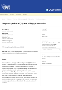 Aperçu de l'article