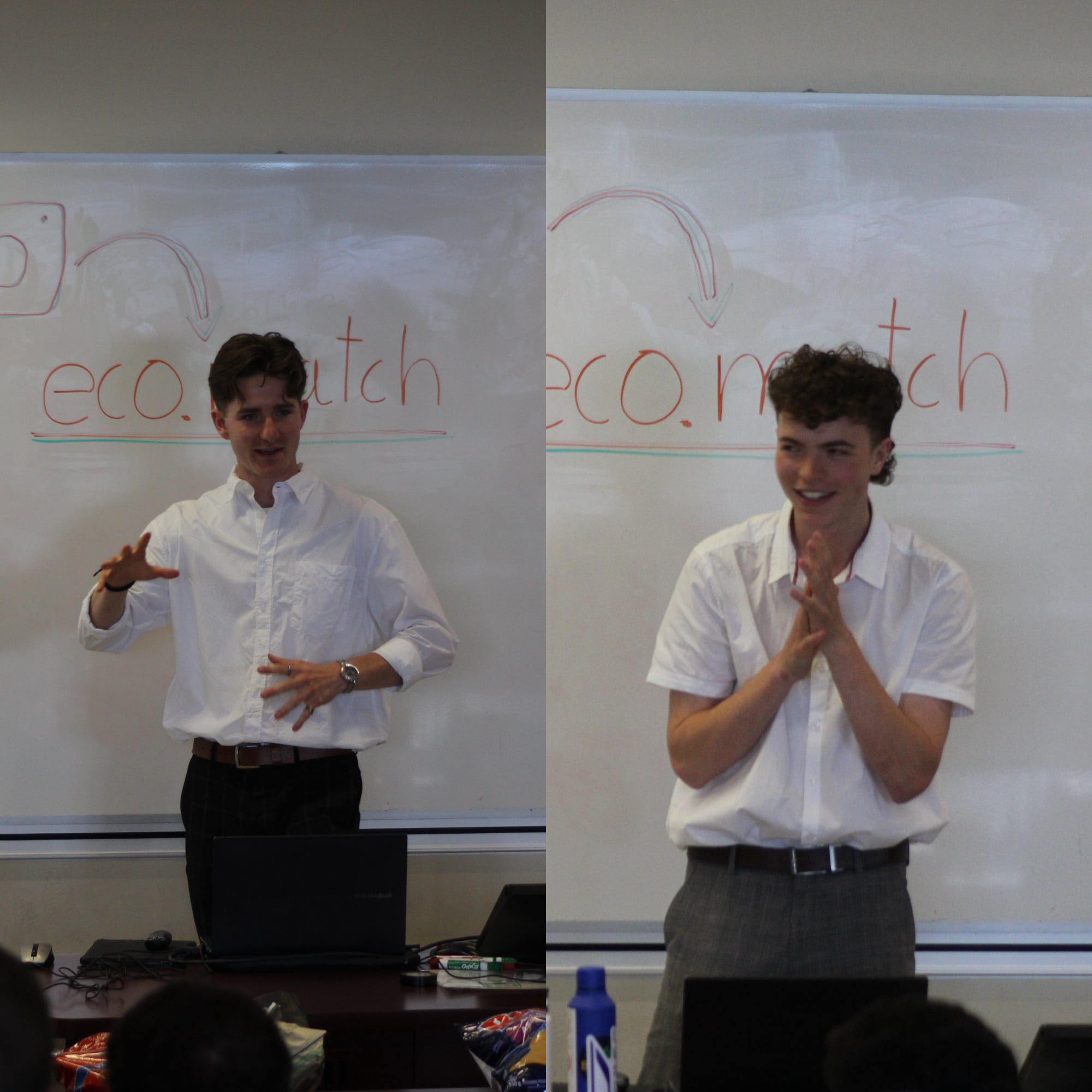 Maxime Leblanc et Samuel Raymond